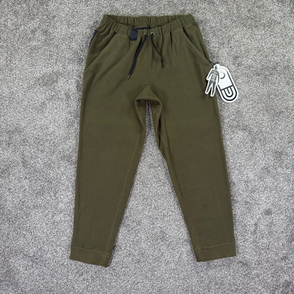NEW Airblaster Landform Transit Fleece Pant Mens XL Dark Olive Joggers Train Gym